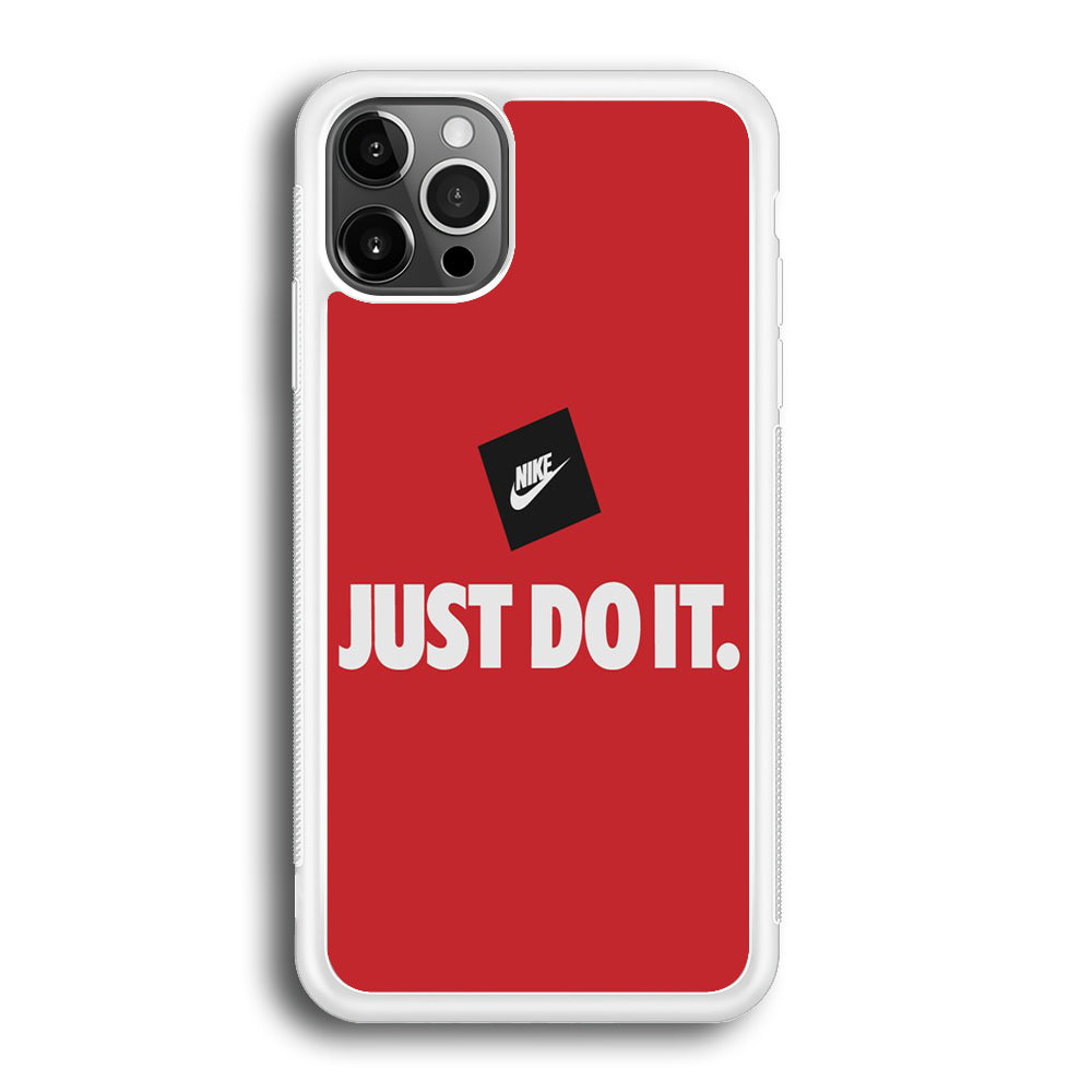 Nike Just do It Candy Red iPhone 12 Pro Max Case