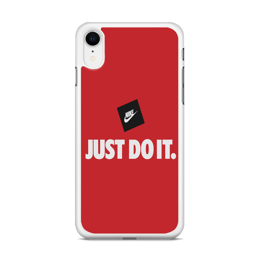 Nike Just do It Candy Red iPhone XR Case