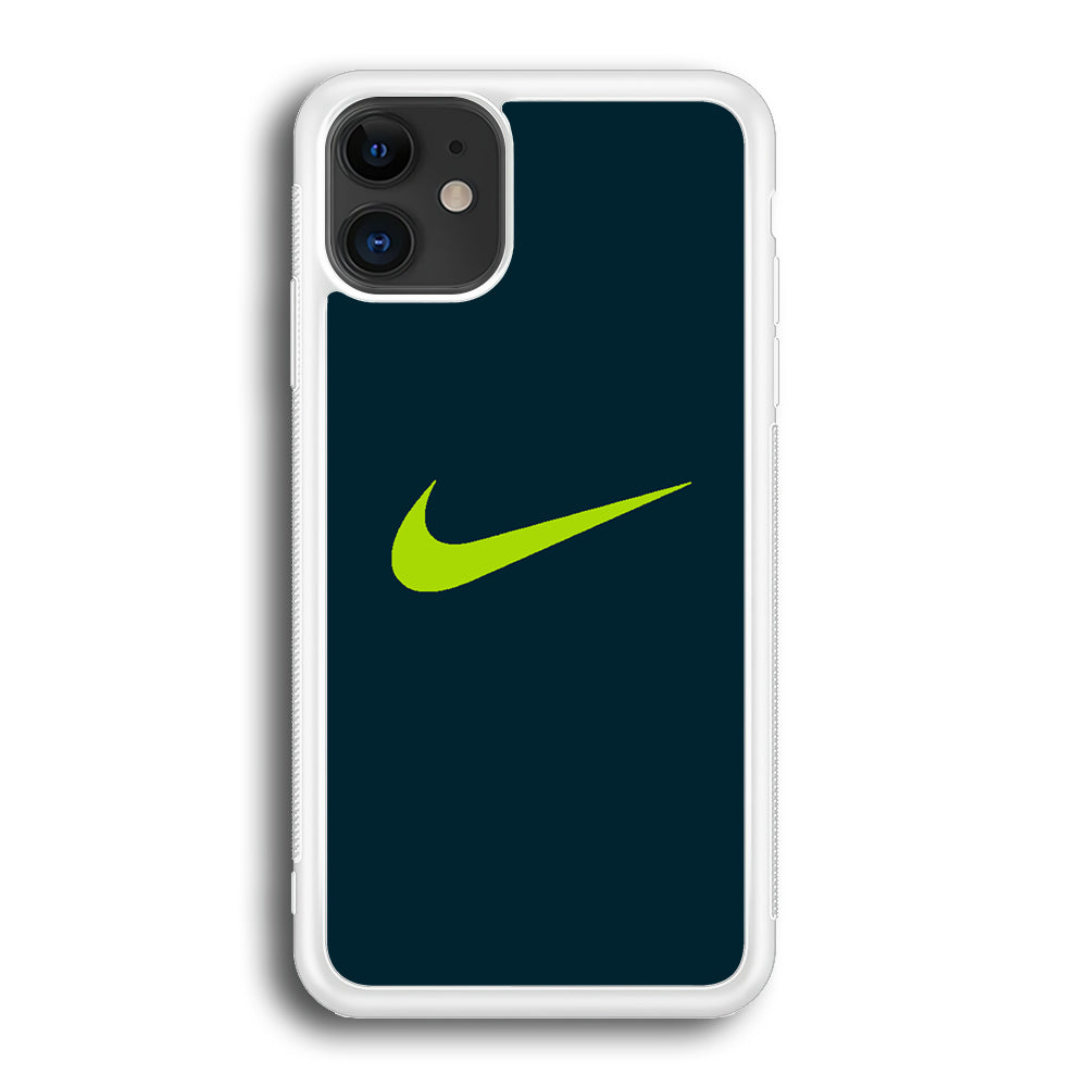 Nike Navy Green iPhone 12 Case