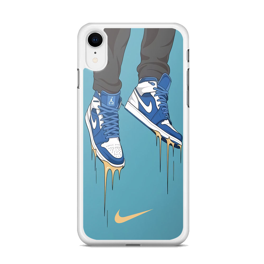 Nike Shoes Blue Outfit iPhone XR Case