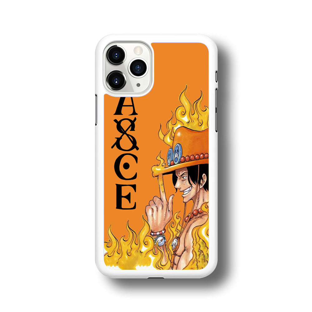One Piece Ace Orange Tatto iPhone 11 Pro Max Case