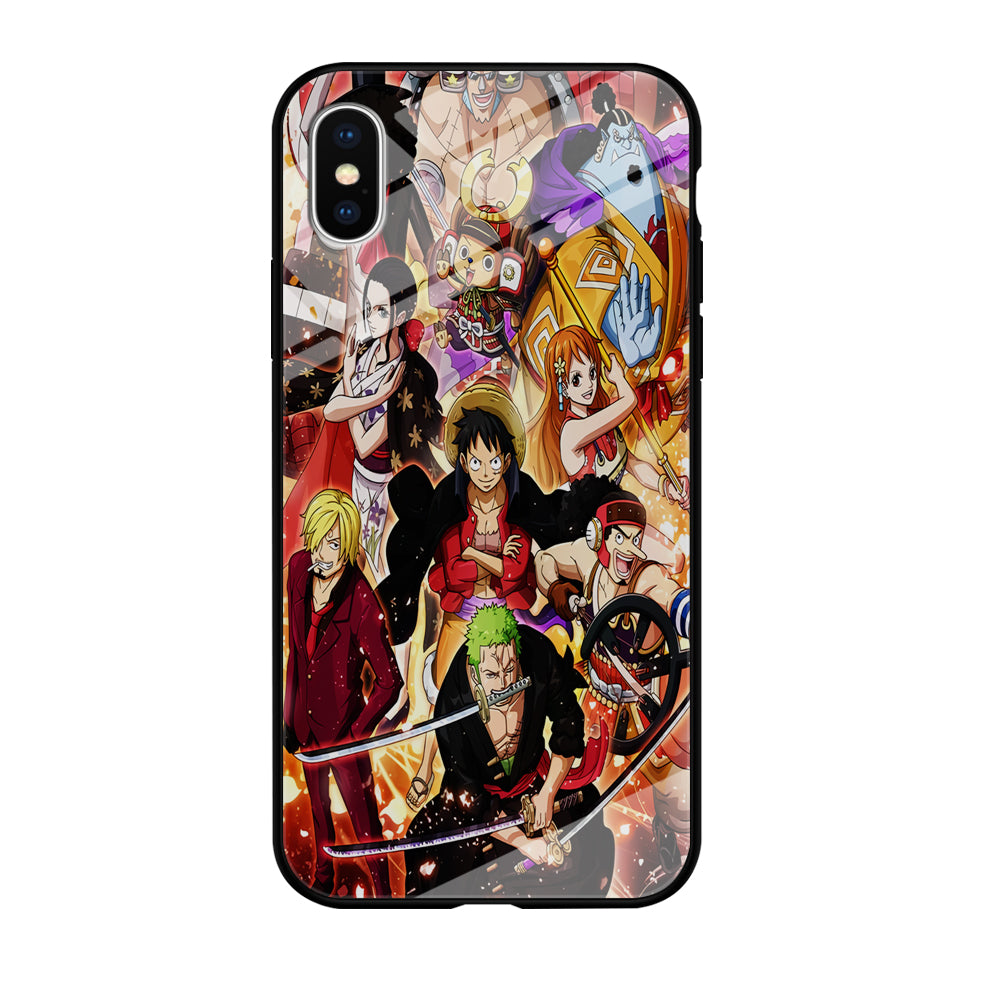 One Piece Luffy Team iPhone X Case