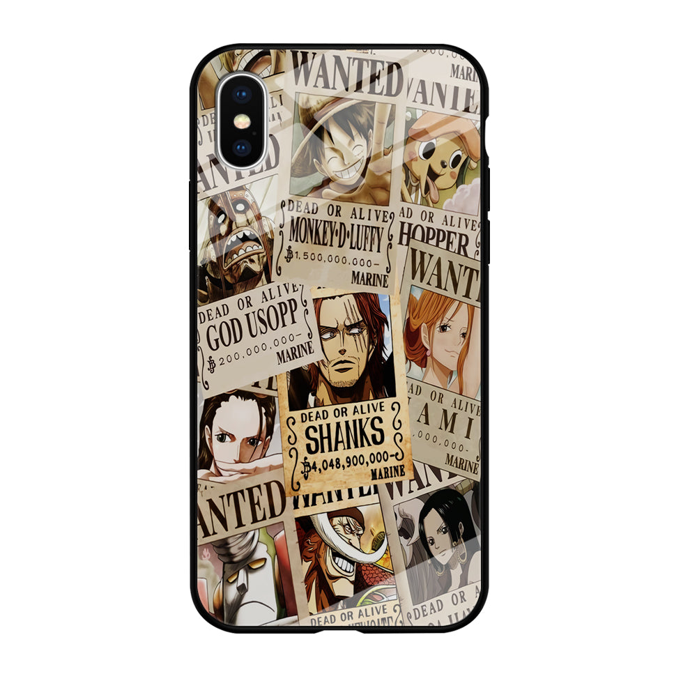 One Piece Wanted Poster iPhone Xs Max Case