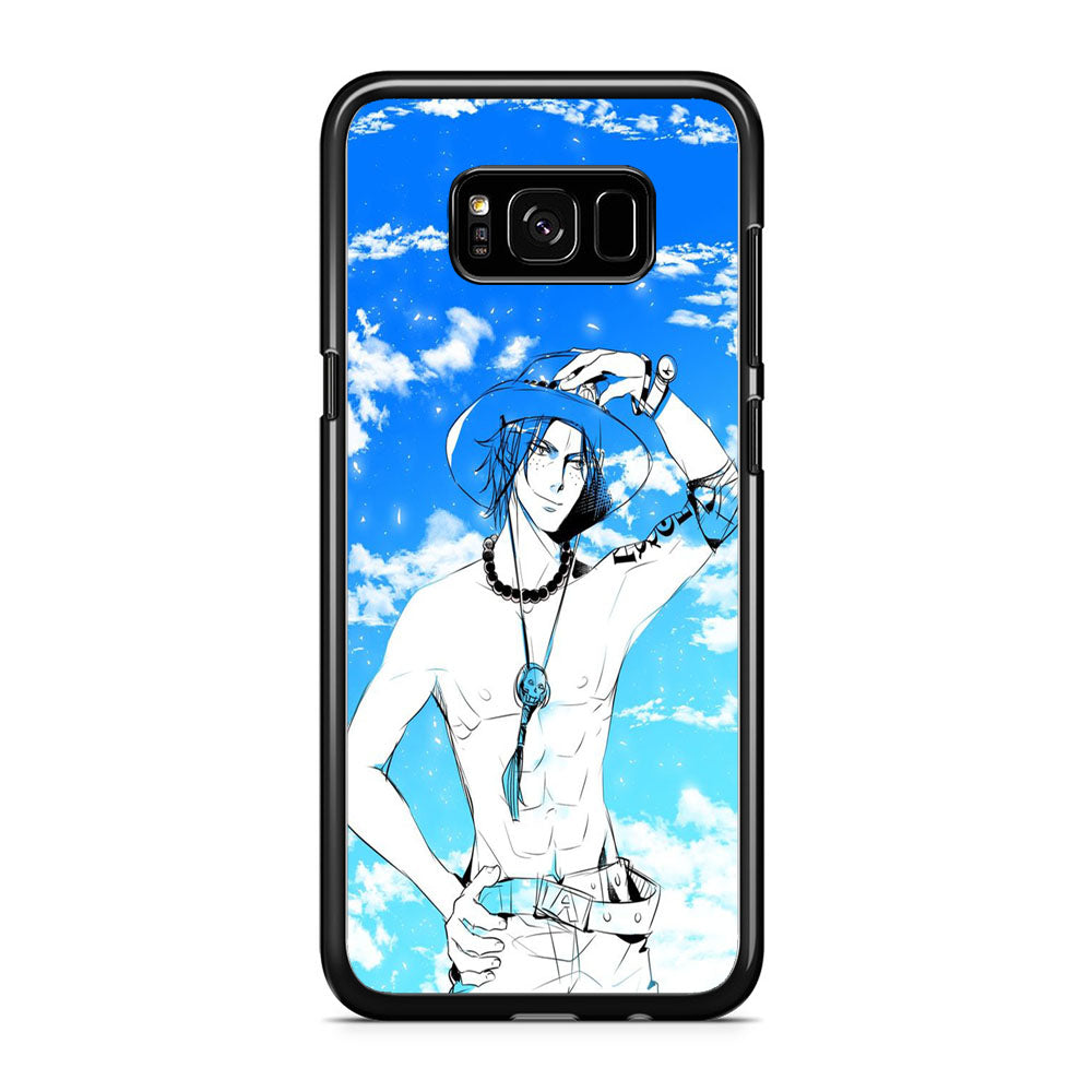 One Piece Ace In The Sky Samsung Galaxy S8 Plus Case