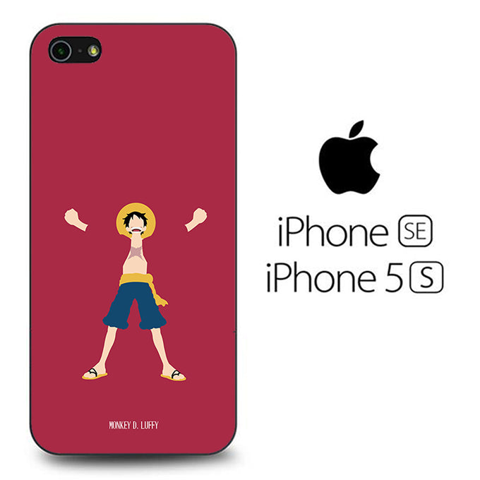 One Piece Luffy Maroon 003 iPhone 5 | 5s Case - Ezzystore
