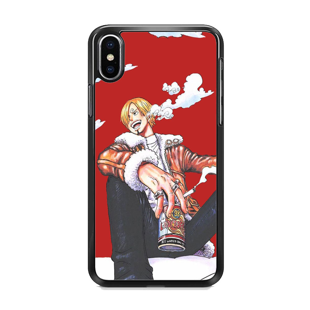 One Piece Sanji Smoker iPhone X Case
