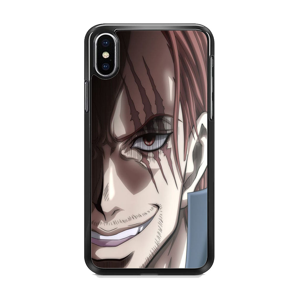 One Piece Shanks Close Up Face iPhone X Case