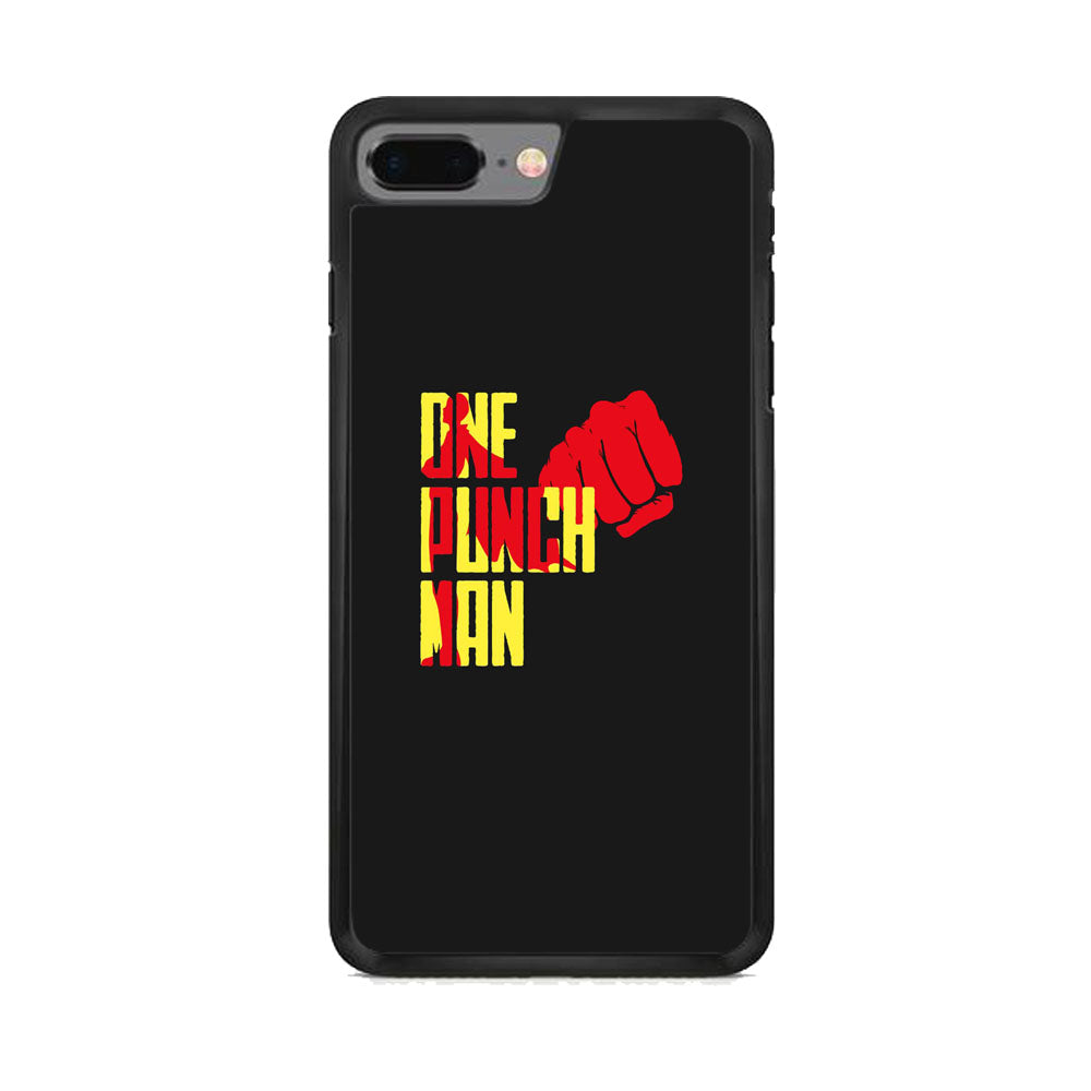 One Punch Man Midnight Grey iPhone 8 Plus Case