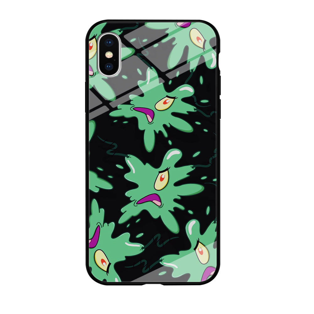 Plankton Flat Character iPhone Xs Max Case