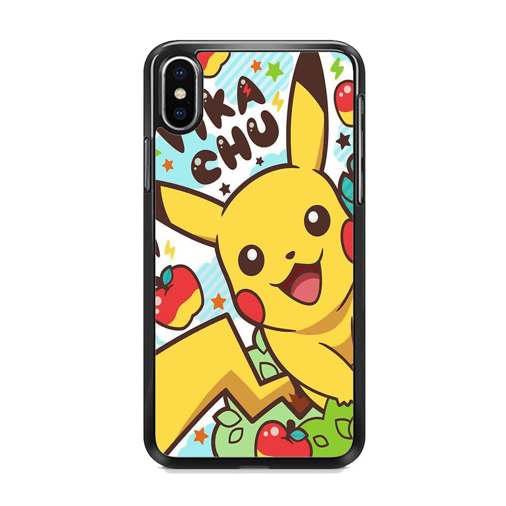 Pokemon Pikachu Art iPhone X Case