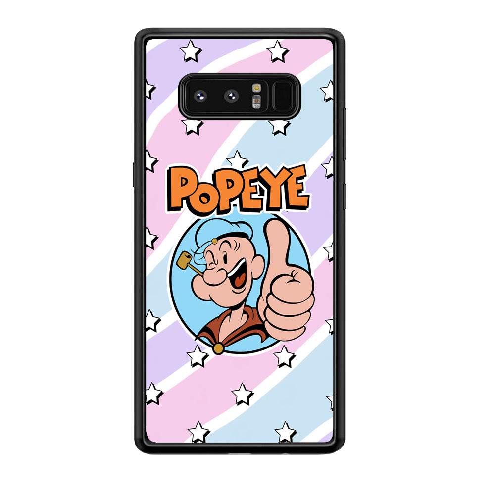 Popeye Layer Colour Samsung Galaxy Note 8 Case