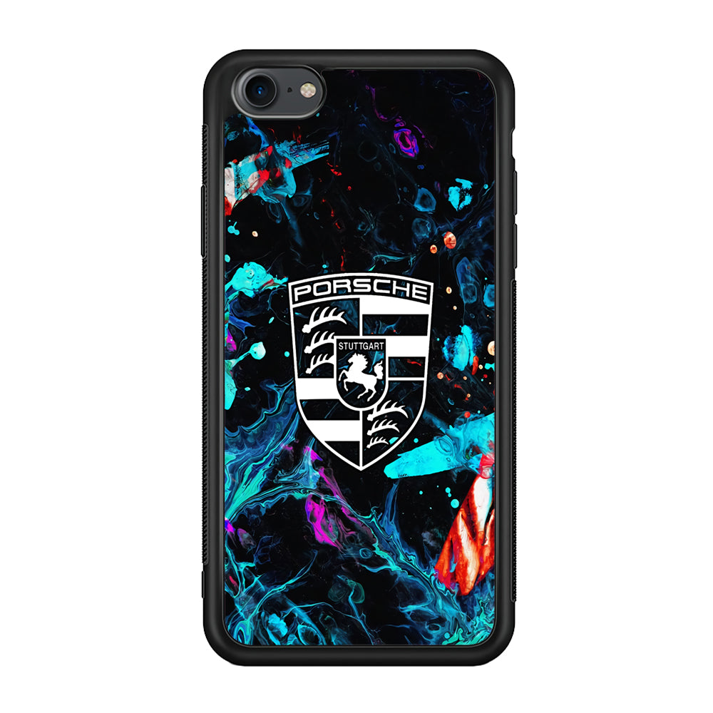 Porsche Logo Marble iPhone 7 Case - Ezzystore
