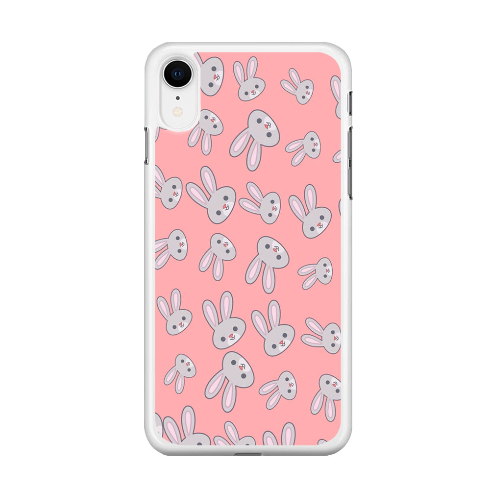 Rabbit Cute Smile iPhone XR Case