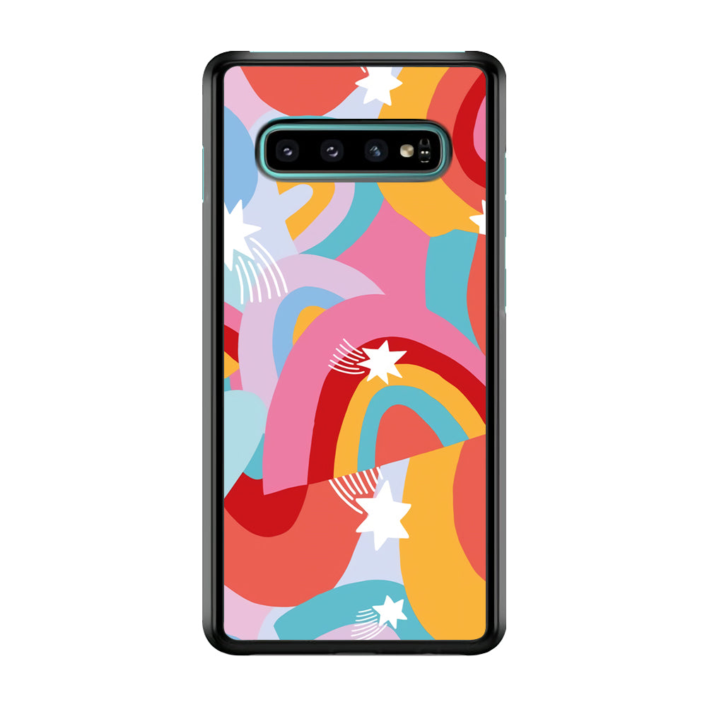Rainbow Aesthetic Full Colour Samsung Galaxy S10 Case