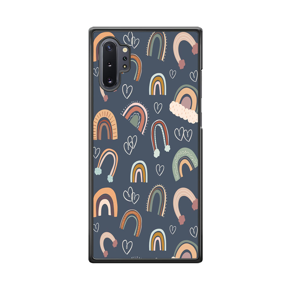 Rainbow Aesthetic Navy Samsung Galaxy Note 10 Plus Case