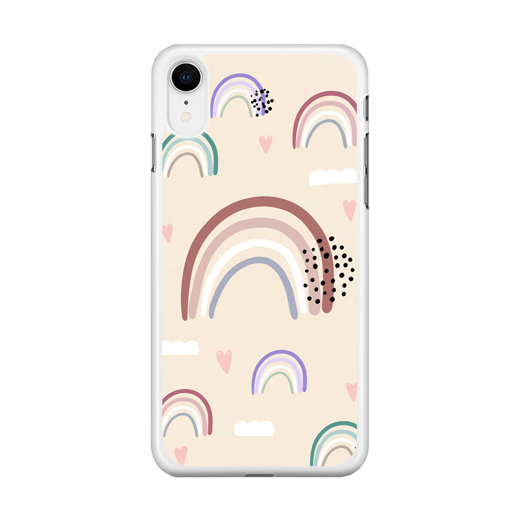 Rainbow Aesthetic Soft Colour iPhone XR Case