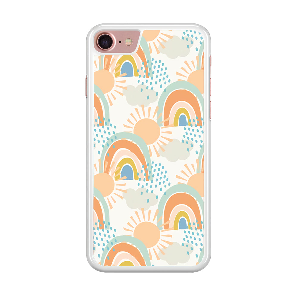 Rainbow Aesthetic Sun iPhone 8 Case