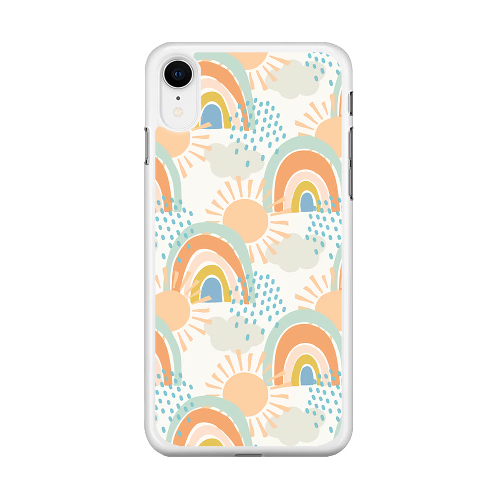 Rainbow Aesthetic Sun iPhone XR Case
