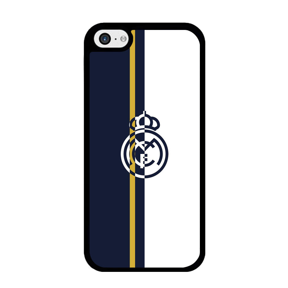 Real Mardrid Blue White Stripe Gold iPhone 5 | 5s Case - Ezzystore