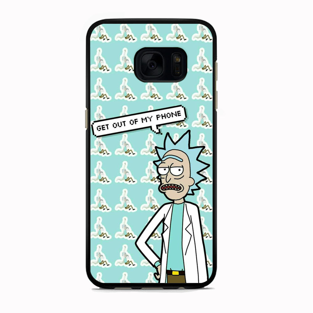 Rick And Morty Meme About Phone Samsung Galaxy S7 Edge Case