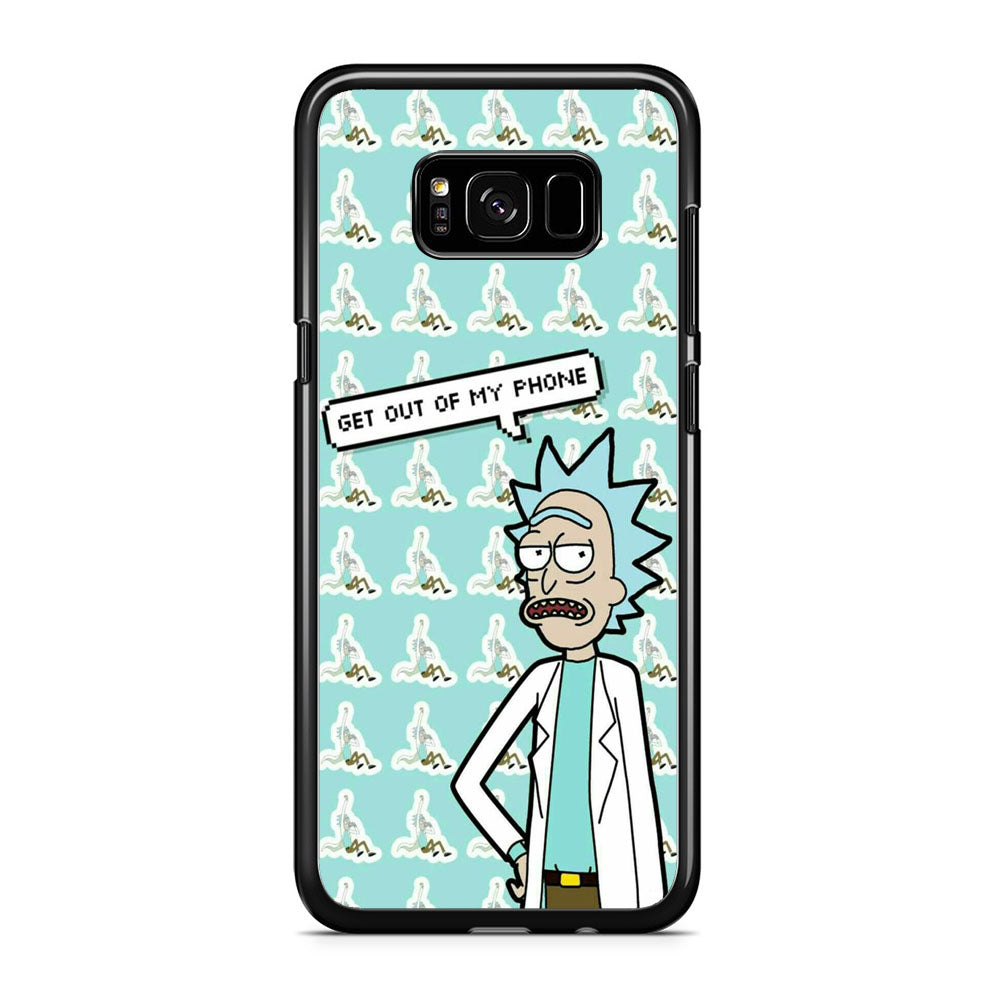 Rick And Morty Meme About Phone Samsung Galaxy S8 Plus Case