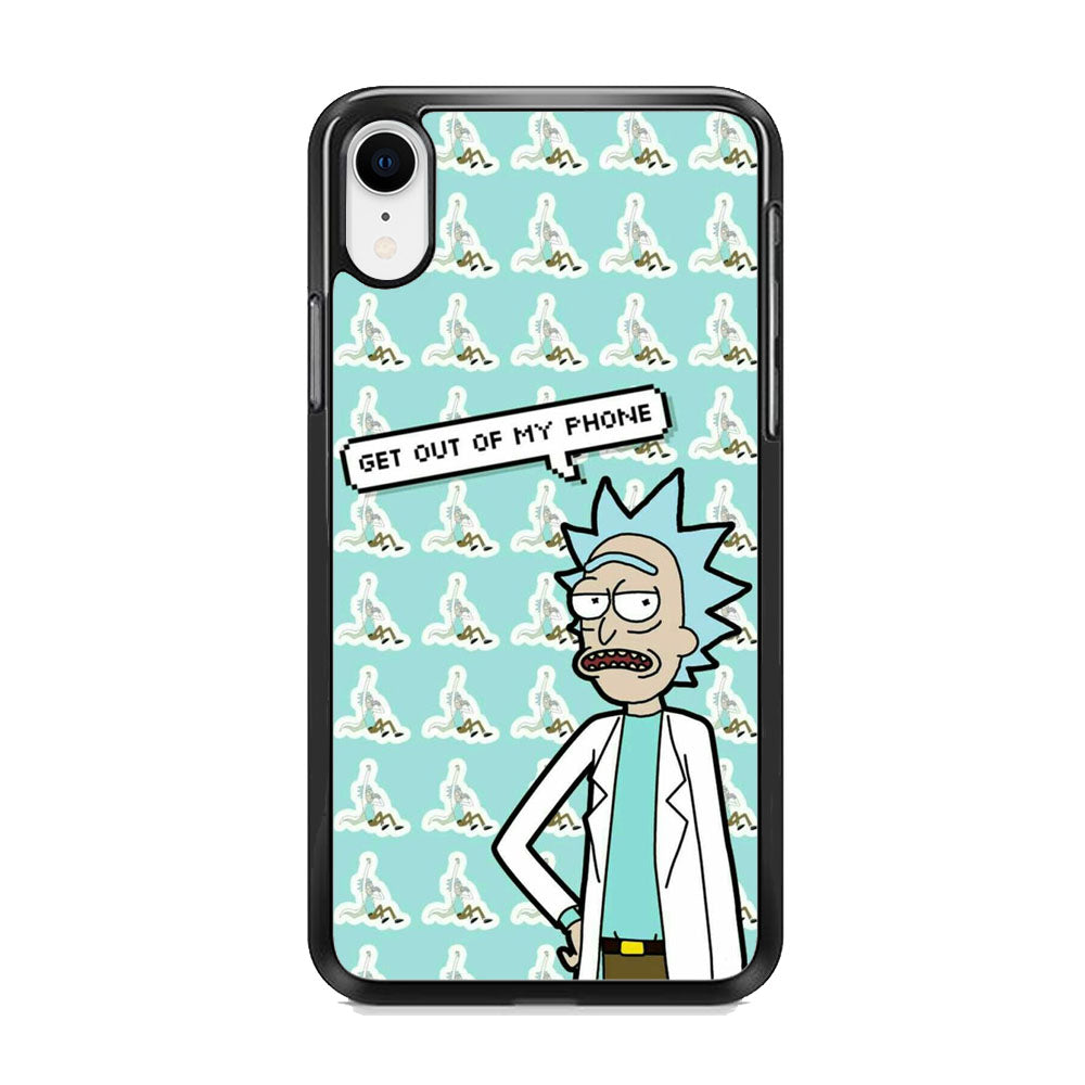 Rick And Morty Meme About Phone iPhone XR Case