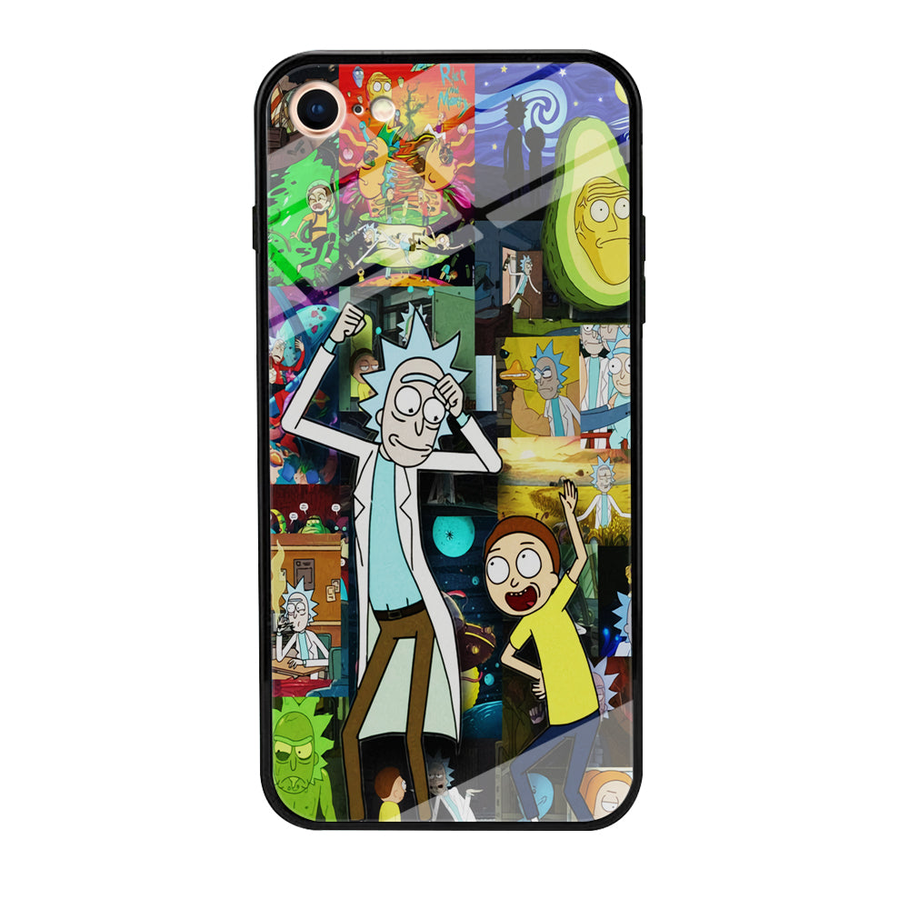 Rick and Morty Dance In Collage iPhone 7 Case