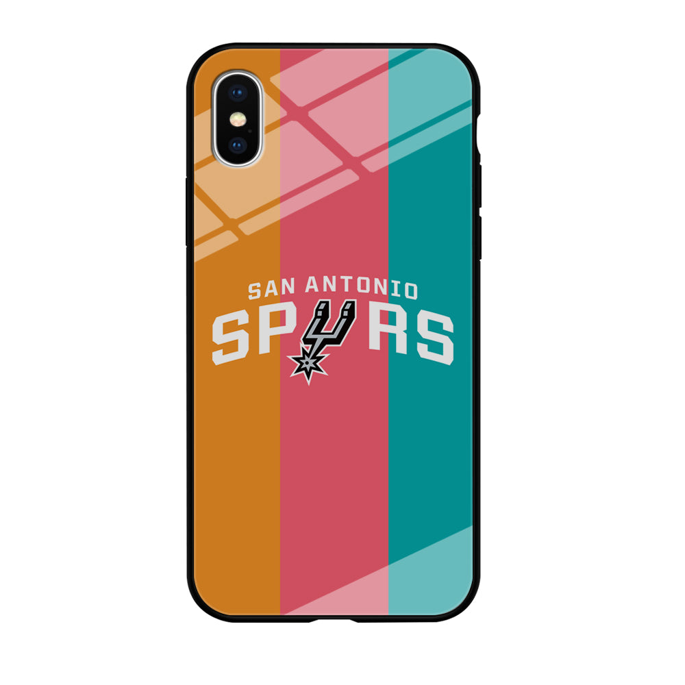 San Antonio Spurs NBA Team iPhone X Case