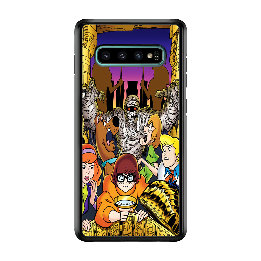 Scooby Doo Mummy Scares Poster Samsung Galaxy S10 Case
