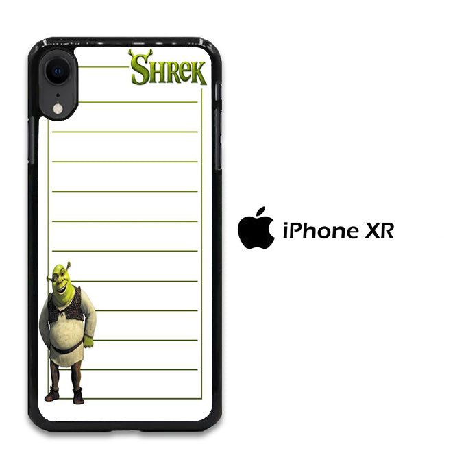 Shreek Paper Note iPhone XR Case