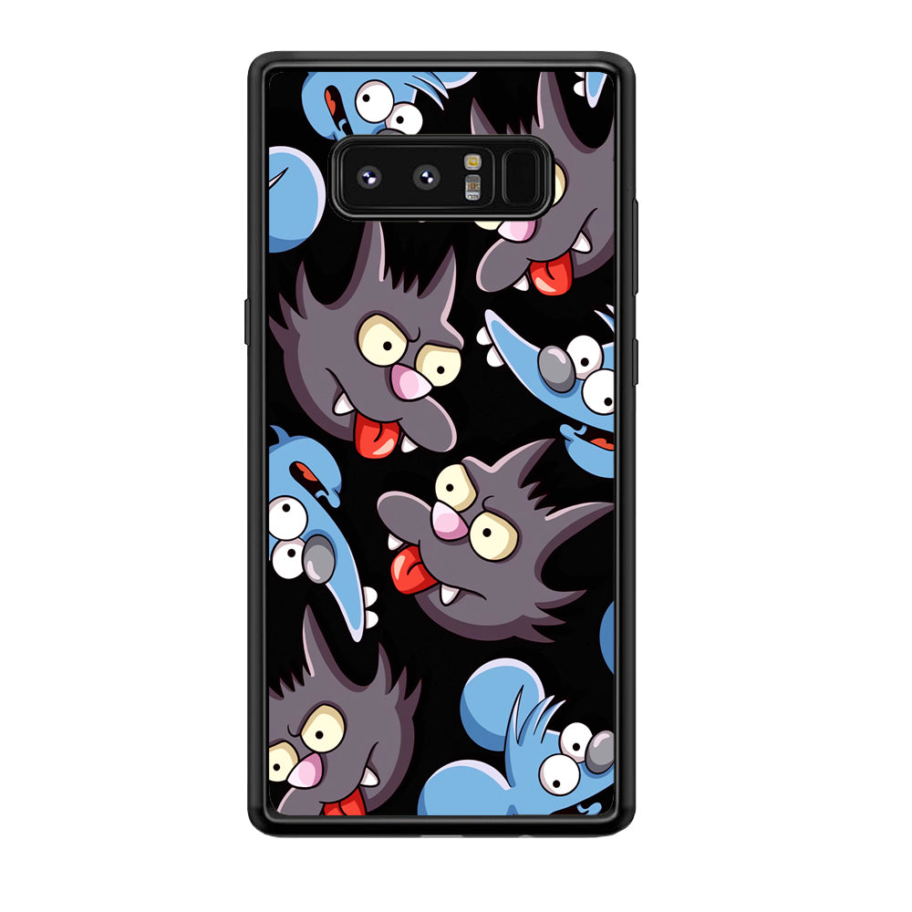 Simpson Snowball Cat Samsung Galaxy Note 8 Case