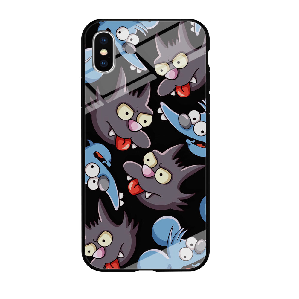 Simpson Snowball Cat iPhone XS Case