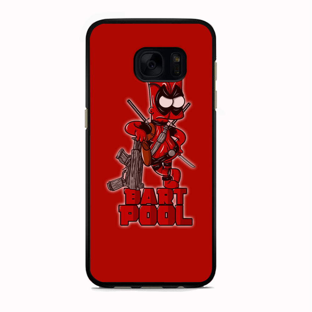 Simpson Bart Deadpool Samsung Galaxy S7 Case