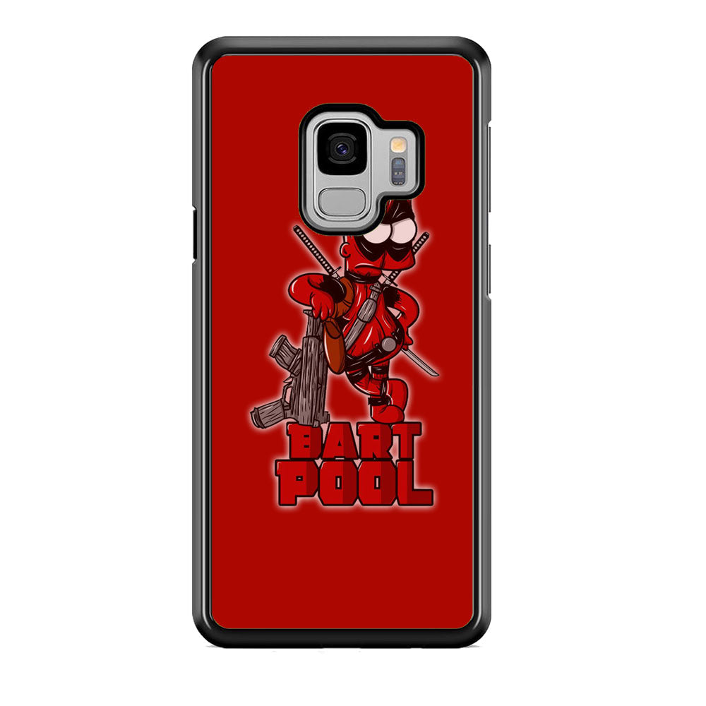 Simpson Bart Deadpool Samsung Galaxy S9 Case