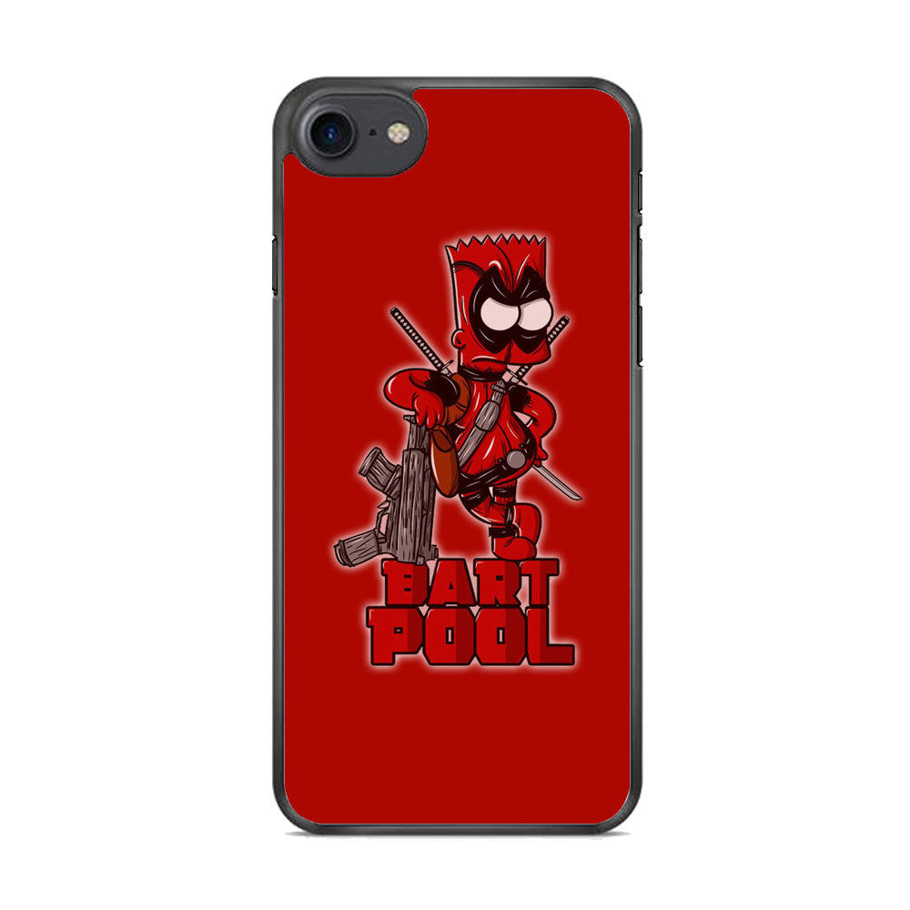 Simpson Bart Deadpool iPhone 8 Case