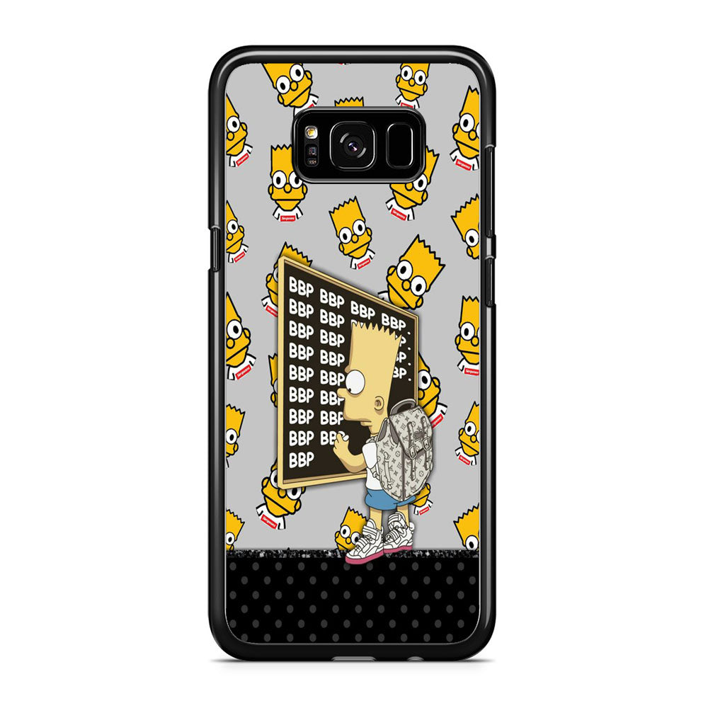 Simpson Write On The Black Board Samsung Galaxy S8 Plus Case