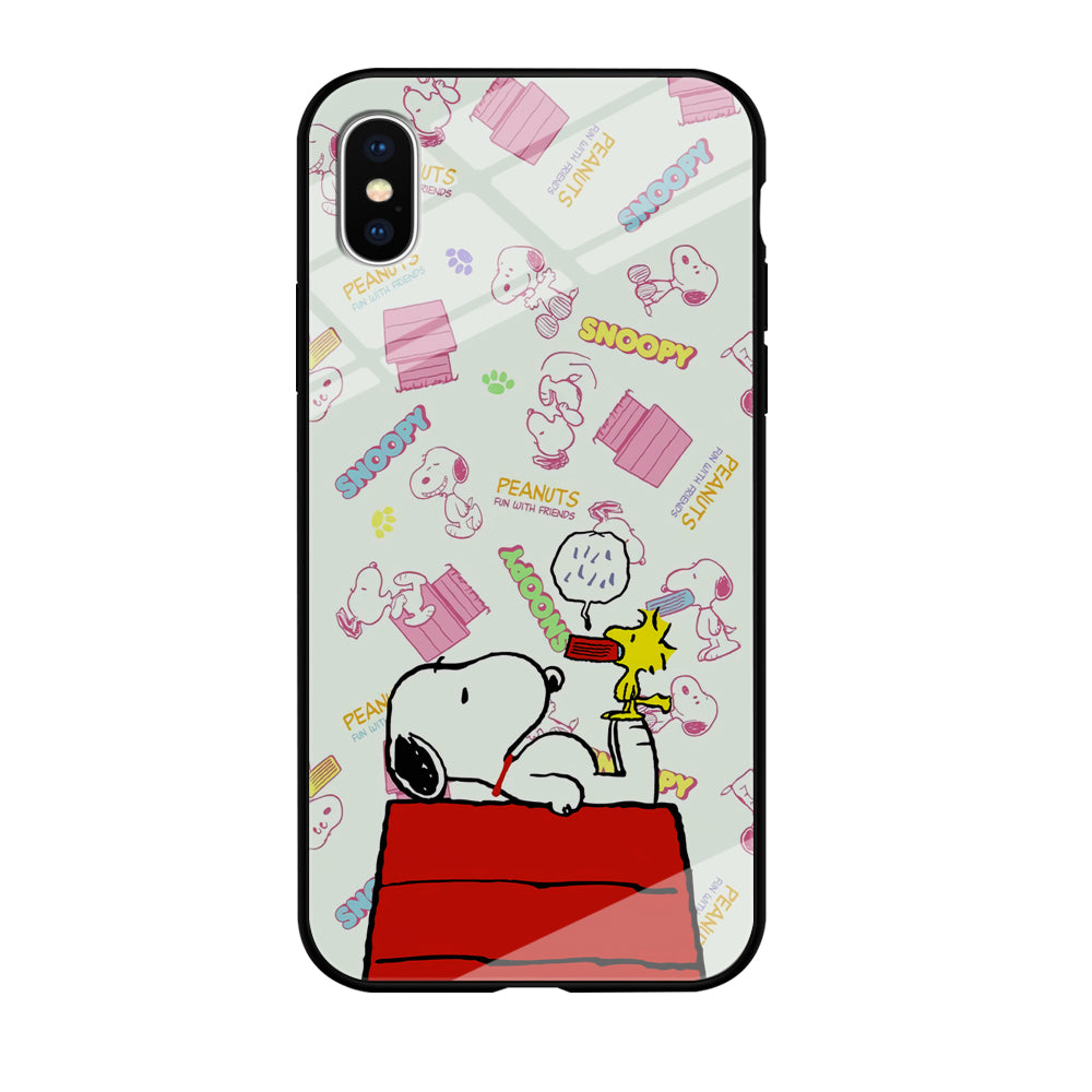 Snoopy Comfort Together iPhone XS Case