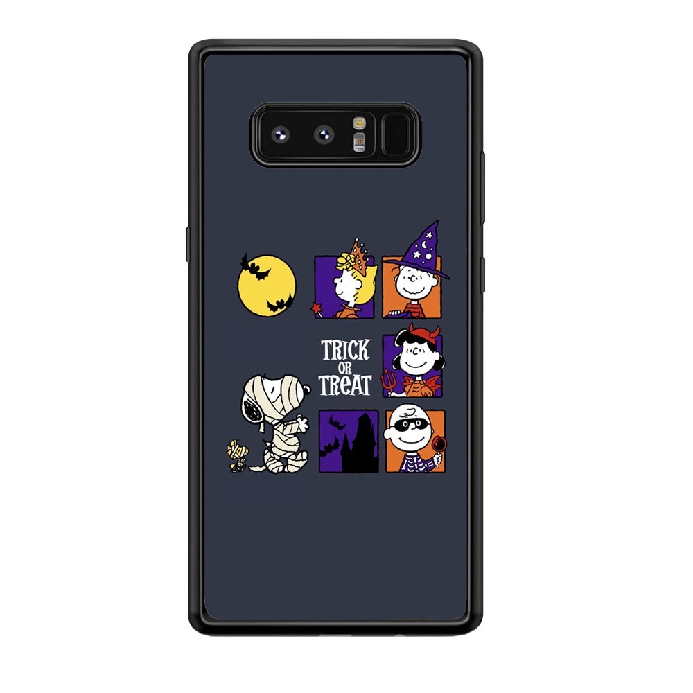 Snoopy Halloween Momment Samsung Galaxy Note 8 Case