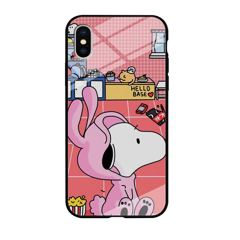 Snoopy Home Sweet Home iPhone XS Case
