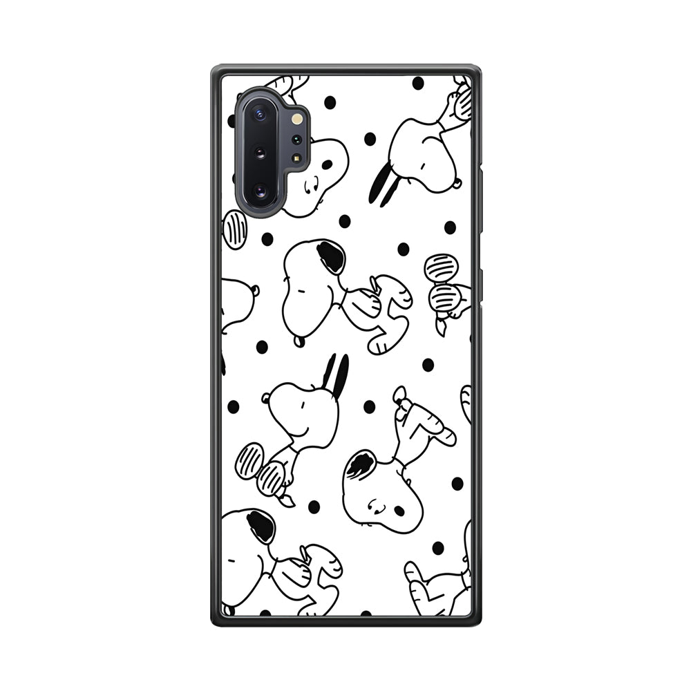 Snoopy In White Samsung Galaxy Note 10 Plus Case