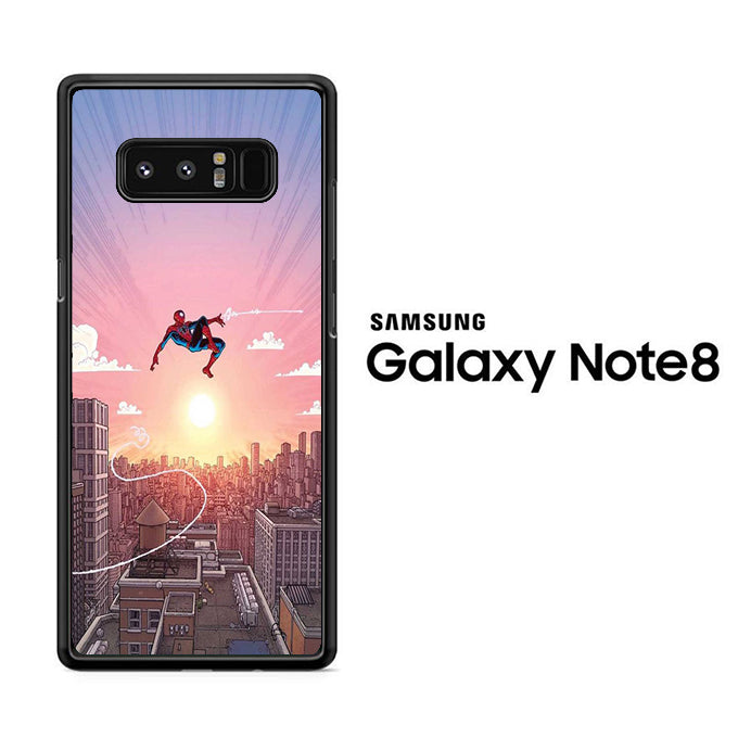 Spiderman Among The Building Samsung Galaxy Note 8 Case