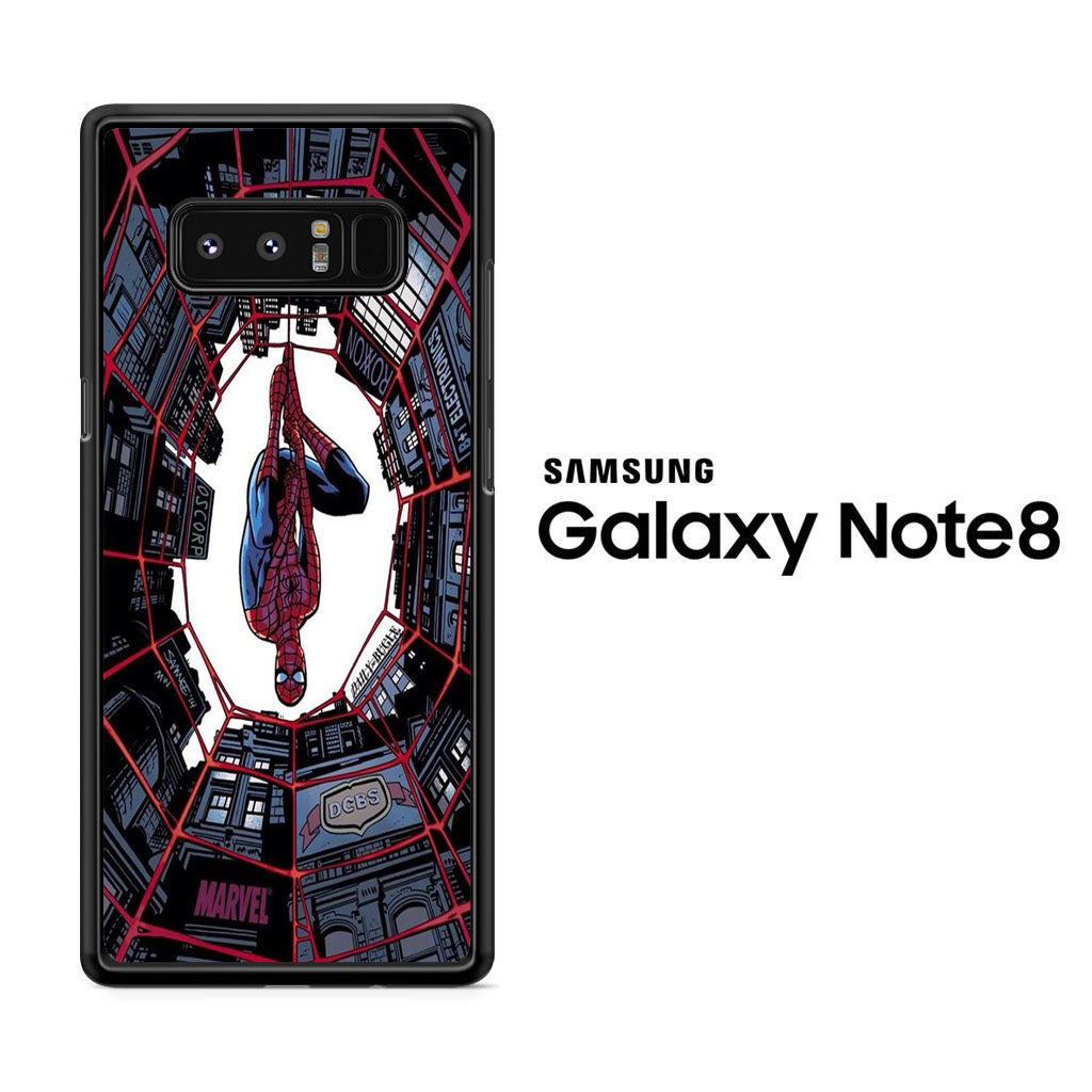 Spiderman Net Under Building Samsung Galaxy Note 8 Case