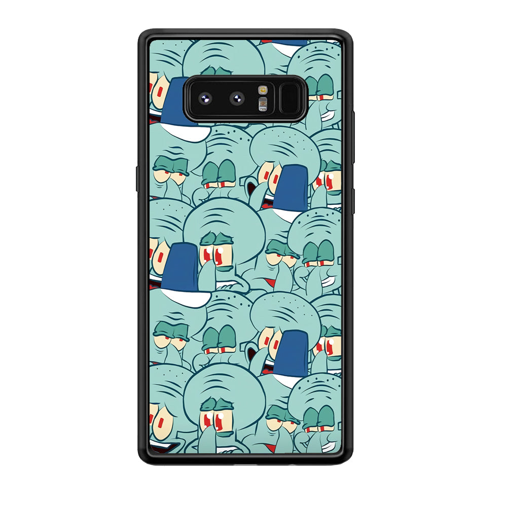 Squidward Expression Samsung Galaxy Note 8 Case