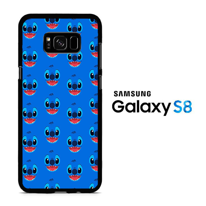 Stitch Face Blue Samsung Galaxy S8 Case