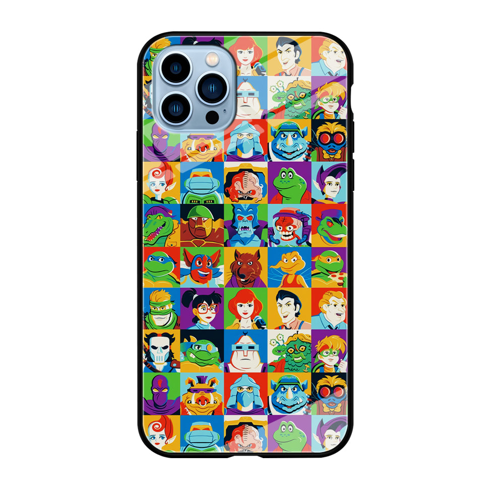 Teenage Mutant Ninja Turtles Character in Collage iPhone 12 Pro Max Case