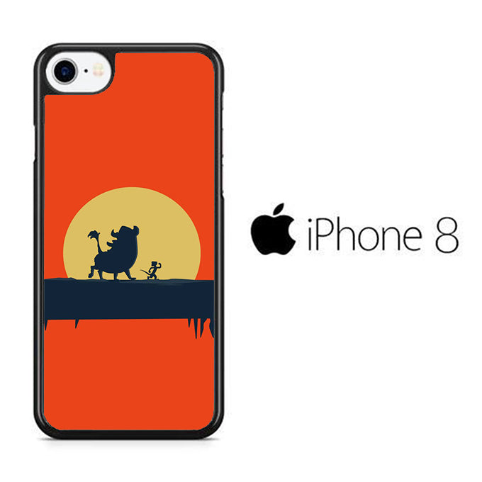 The Lion King Orange iPhone 8 Case