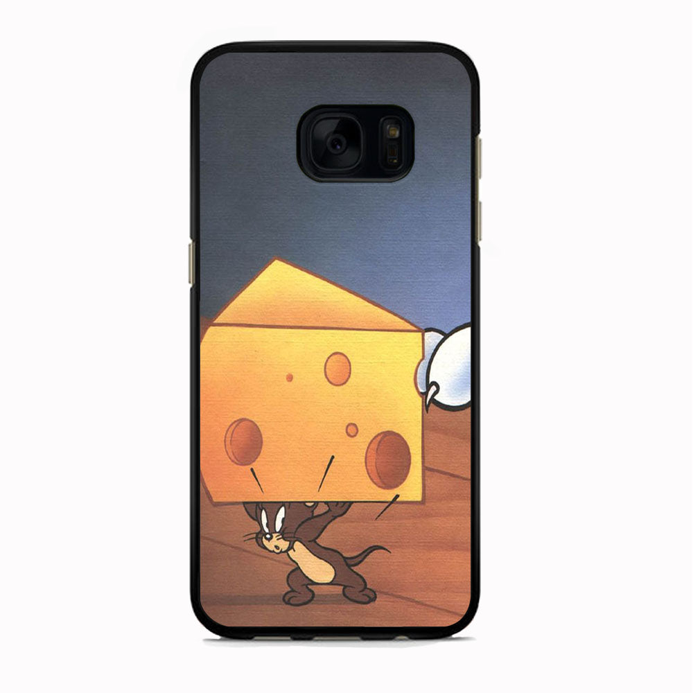 Tom And Jerry Steal Cheese Samsung Galaxy S7 Edge Case