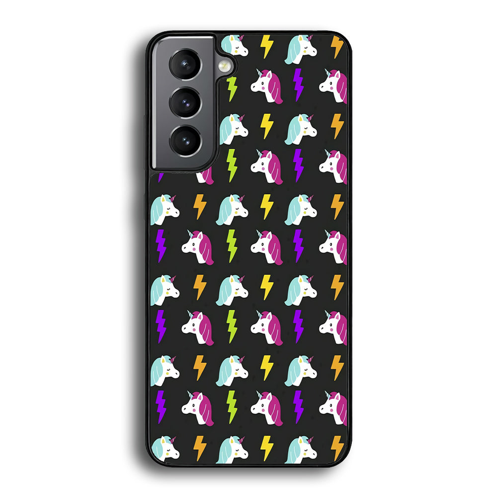 Unicorn Flash Grey Samsung Galaxy S21 Case - Ezzystore