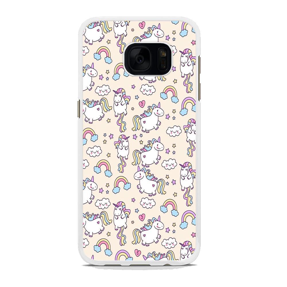 Unicorn Rainbow Samsung Galaxy S7 Edge Case - ezzyst