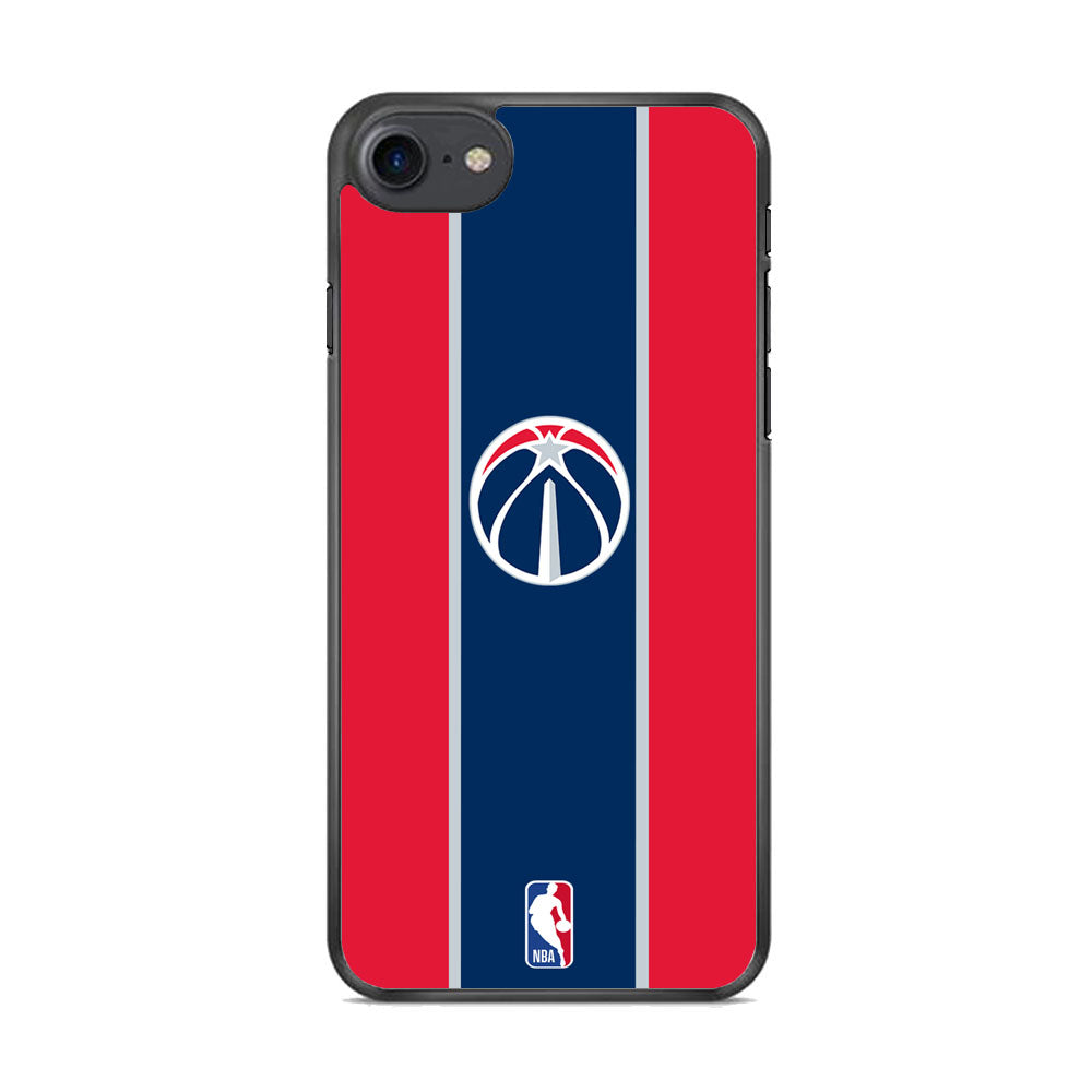 Washington Wizard Logo And Stripe Colours iPhone 8 Case